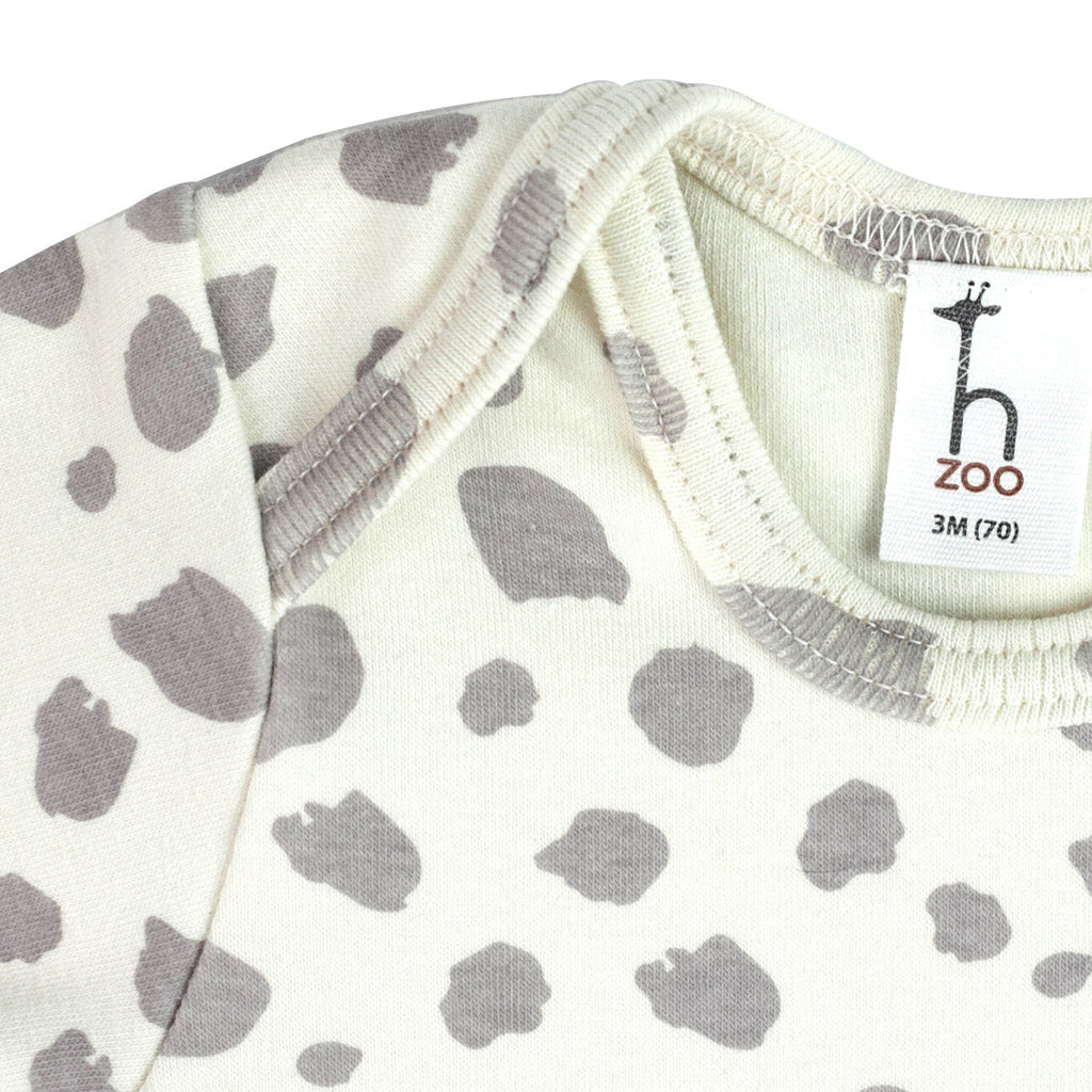 100% Organic Cotton Baby Pajama Set (Leopard Print)
