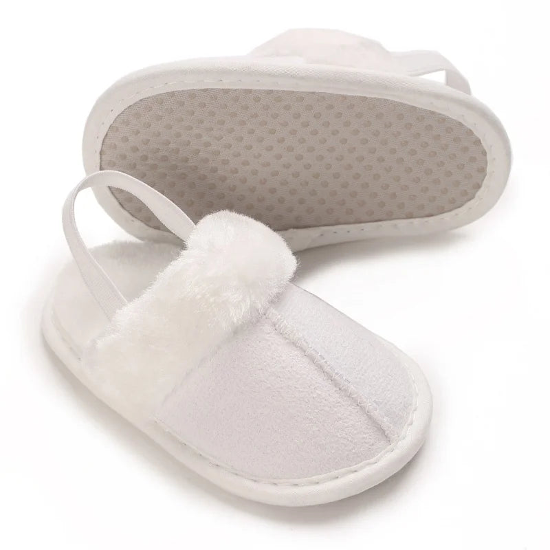 Children's Woolen Cotton Slippers Soft Soled Warm