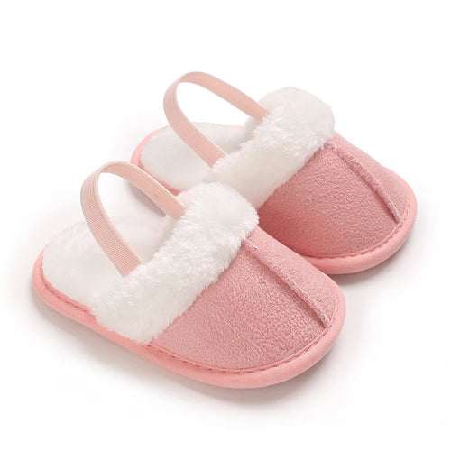 Children's Woolen Cotton Slippers Soft Soled Warm