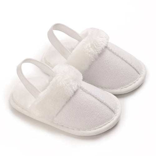 Children's Woolen Cotton Slippers Soft Soled Warm