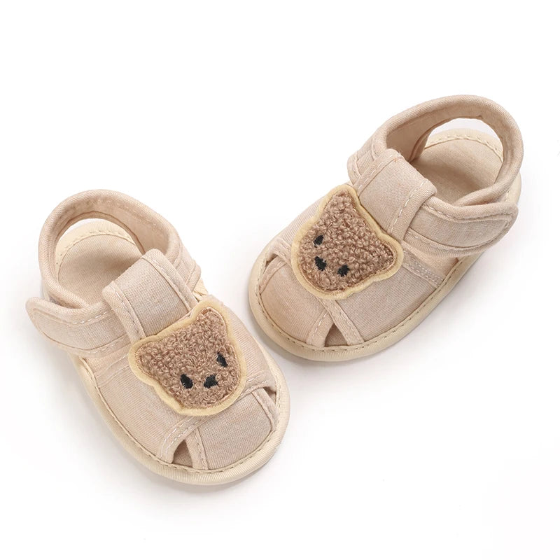 Cute Bear Soft Sole Comfortable Sandals for Infants and Toddlers