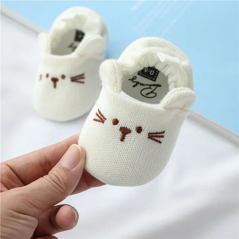 Newborn Baby Crib Shoes Boys Girls Casual First Walker Cute Animal Ear