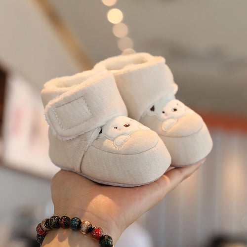 Cute Bear Baby Shoes Cartoon Soft Soled Boots for Infant