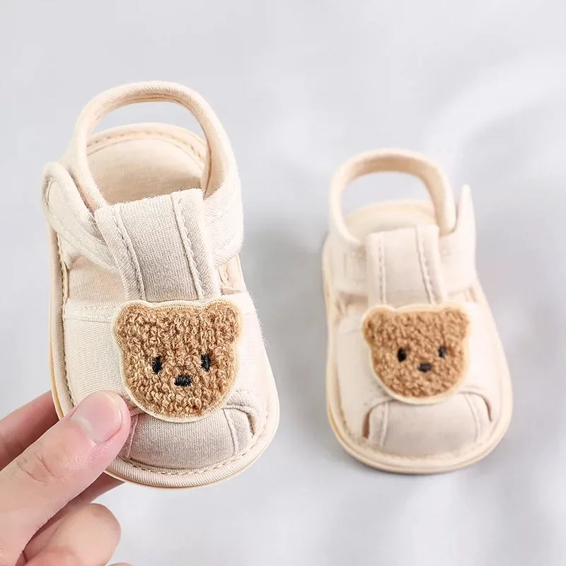 Cute Bear Soft Sole Comfortable Sandals for Infants and Toddlers