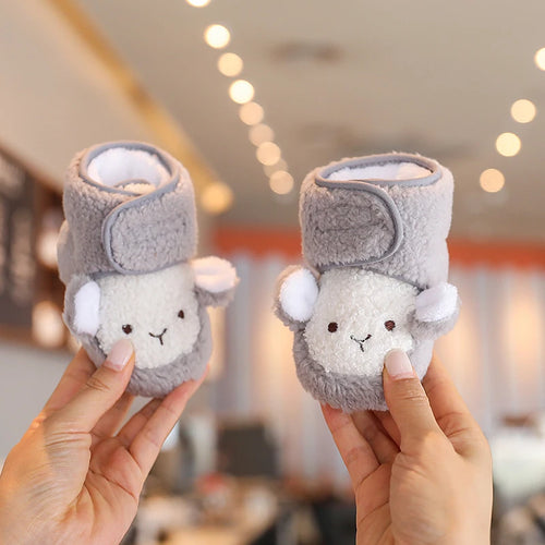 Cute Bear Baby Shoes Cartoon Soft Soled Boots for Infant