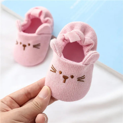 Newborn Baby Crib Shoes Boys Girls Casual First Walker Cute Animal Ear