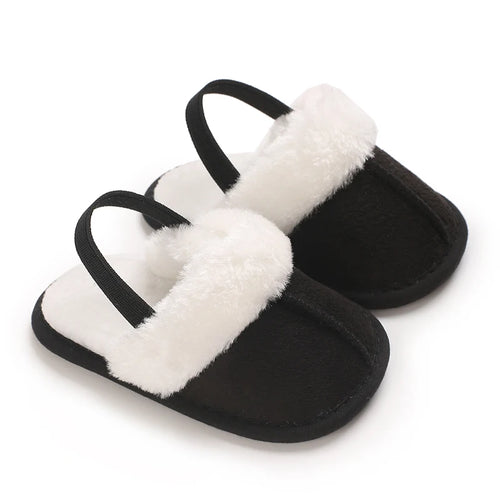 Children's Woolen Cotton Slippers Soft Soled Warm