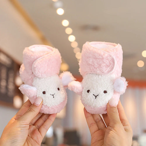 Cute Bear Baby Shoes Cartoon Soft Soled Boots for Infant