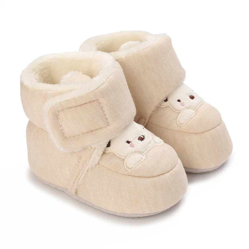 Cute Bear Baby Shoes Cartoon Soft Soled Boots for Infant