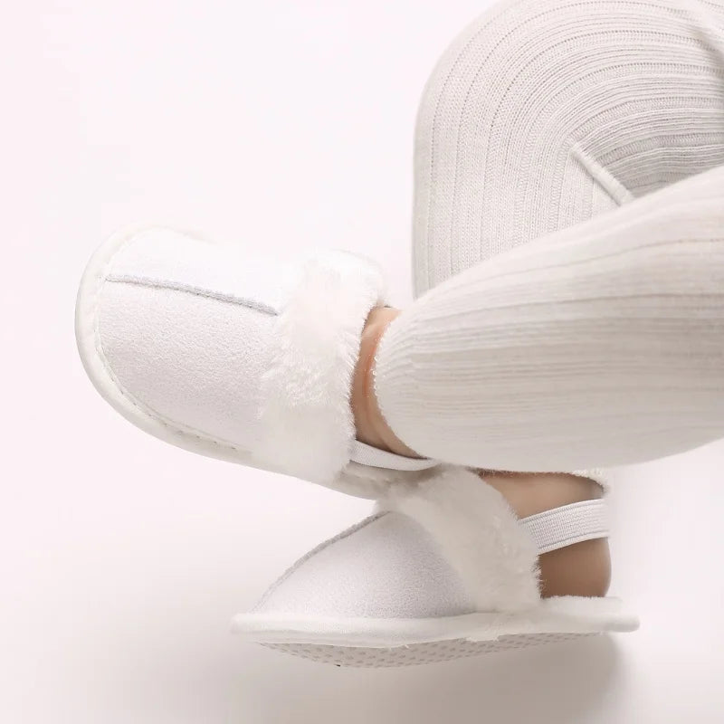 Children's Woolen Cotton Slippers Soft Soled Warm