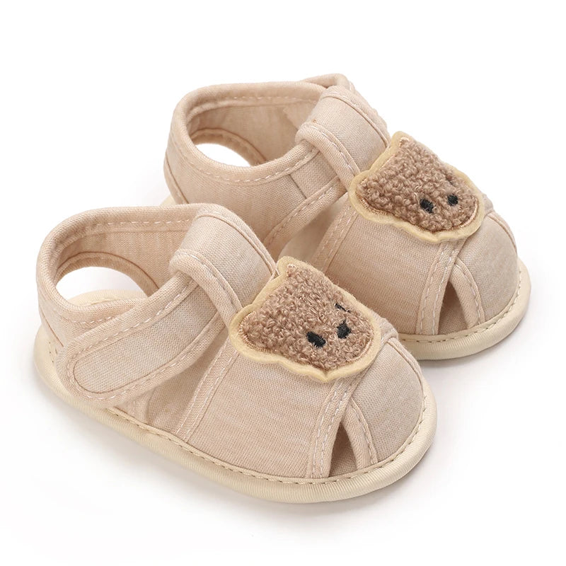 Cute Bear Soft Sole Comfortable Sandals for Infants and Toddlers