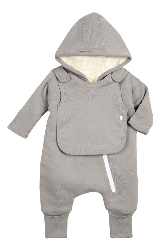 Smart Cuddly Jumpsuit + Bib