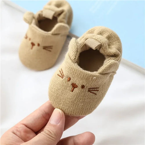 Newborn Baby Crib Shoes Boys Girls Casual First Walker Cute Animal Ear