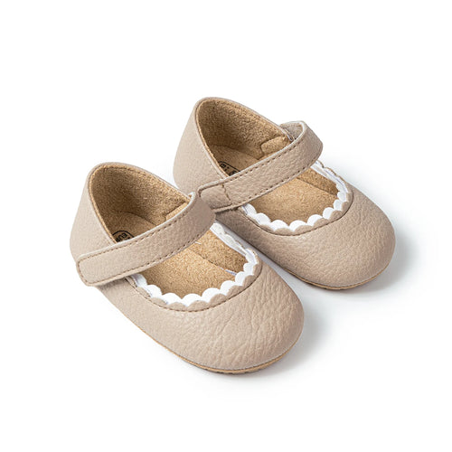 Baby Shoes Infant Leather Rubber Sole Anti-slip