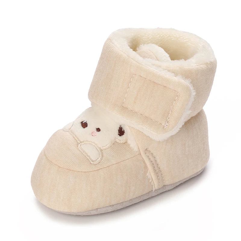 Cute Bear Baby Shoes Cartoon Soft Soled Boots for Infant