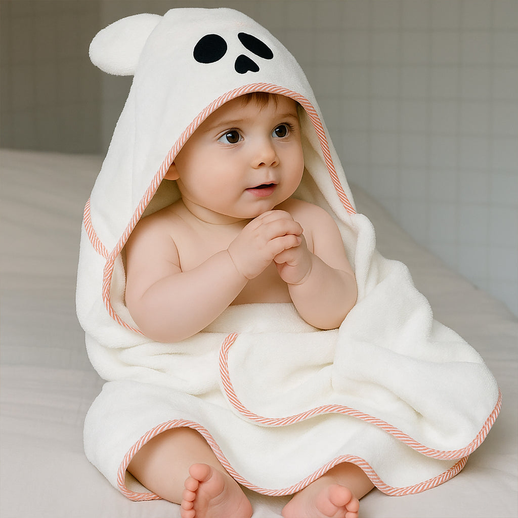 Organic Cotton Cute Bunny Bath Cape