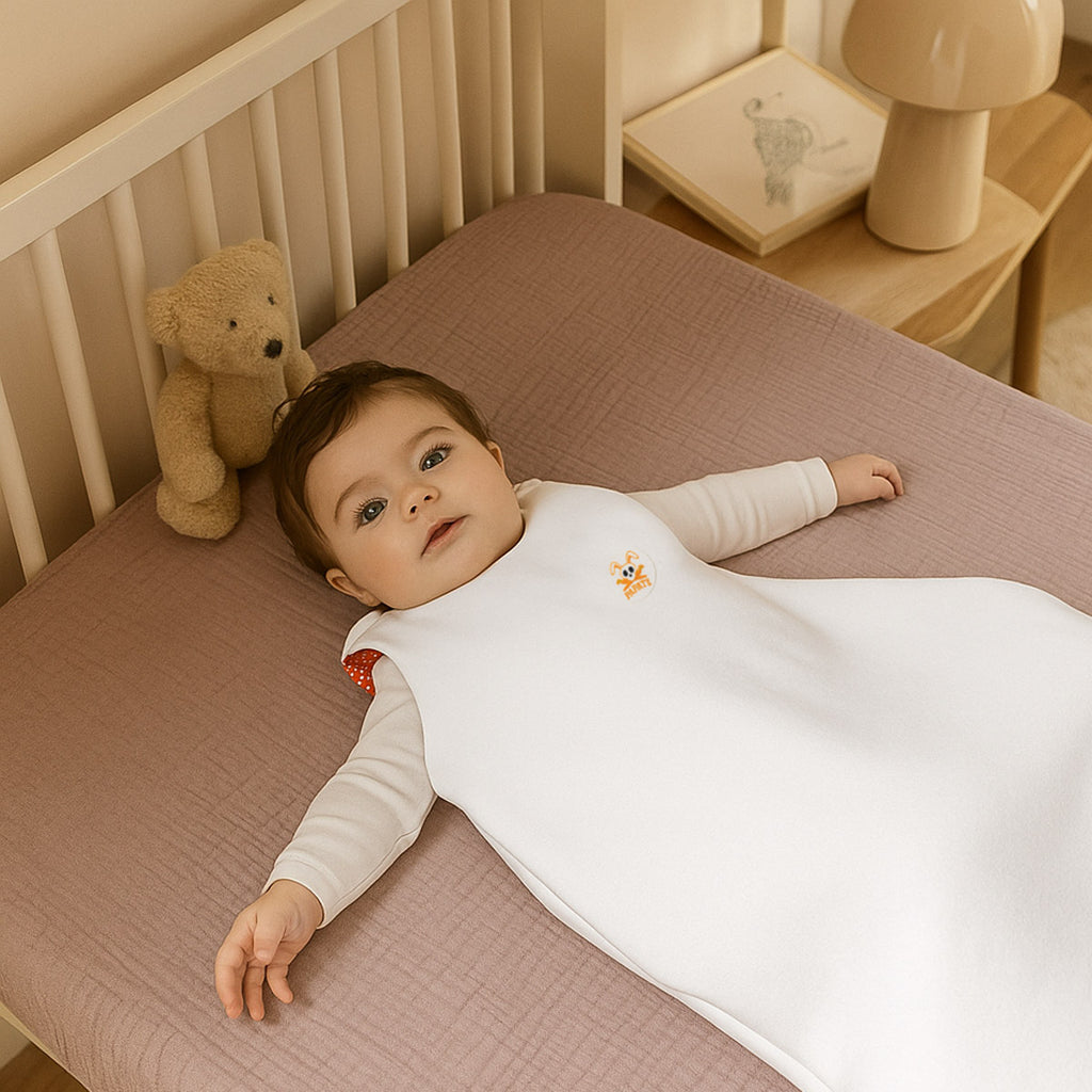 100% Organic Cotton Sleeping Bag - Saxe