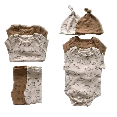 Clothes Set Cartoon Dinosaur Long Sleeve