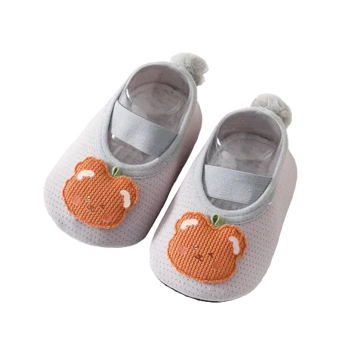 Baby Girl Cartoon Pattern Non-Slip Toddler Shoes With Tail Design