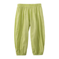 Baby Solid Color Cotton Comfy Thin Style Pants