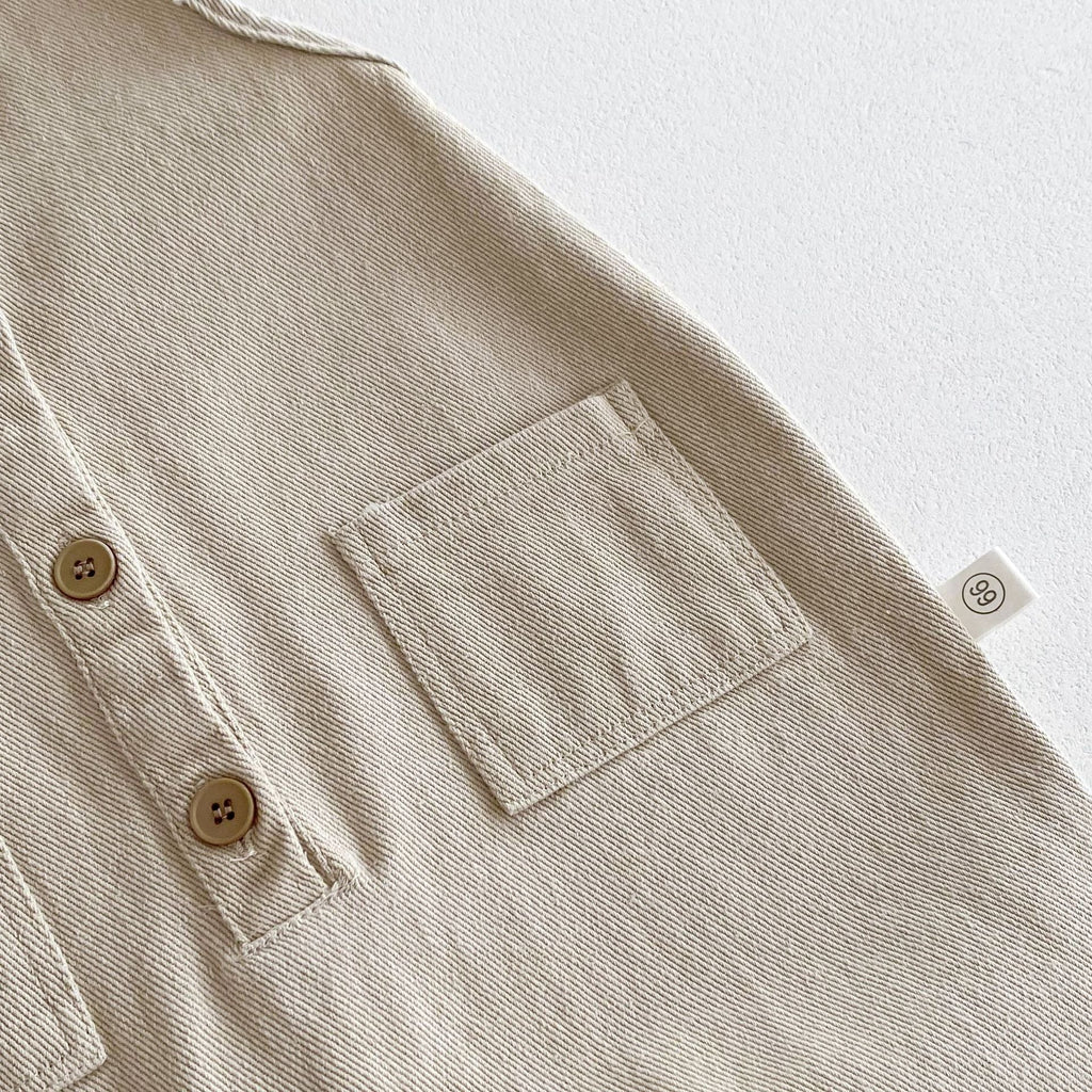 Summer Arrival Baby Unisex Solid Color Sleeveless Rompers Overalls