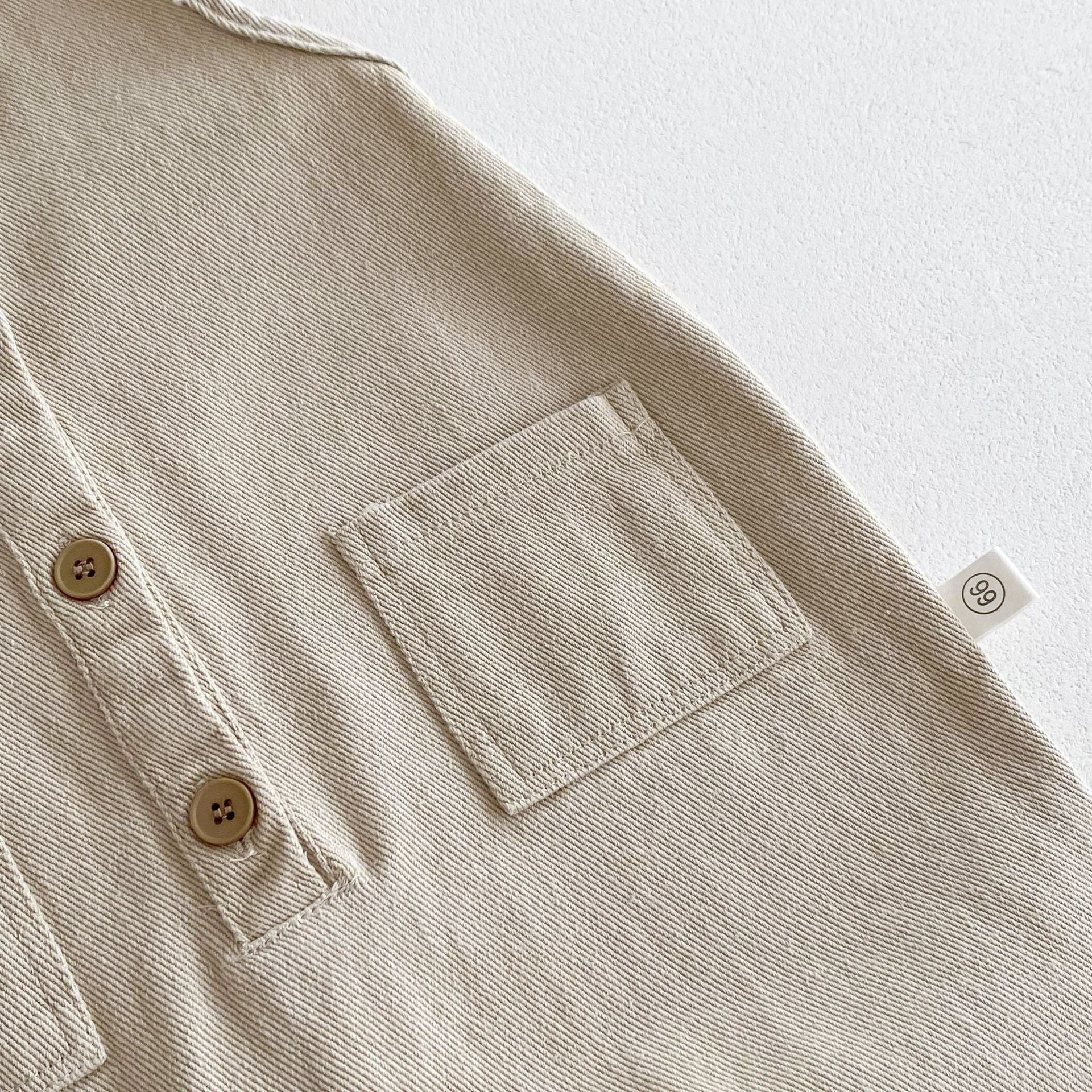 Summer Arrival Baby Unisex Solid Color Sleeveless Rompers Overalls