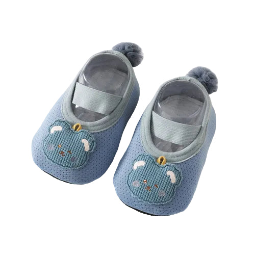 Baby Girl Cartoon Pattern Non-Slip Toddler Shoes With Tail Design
