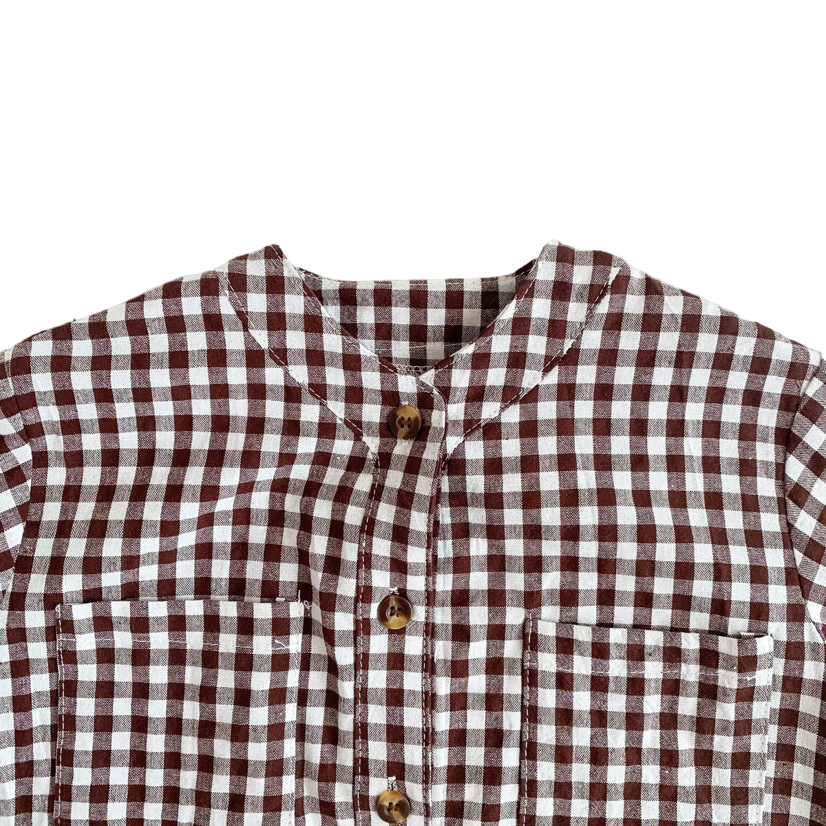 Baby Plaid Pattern Soft Cotton Casual Jumpsuit Romper